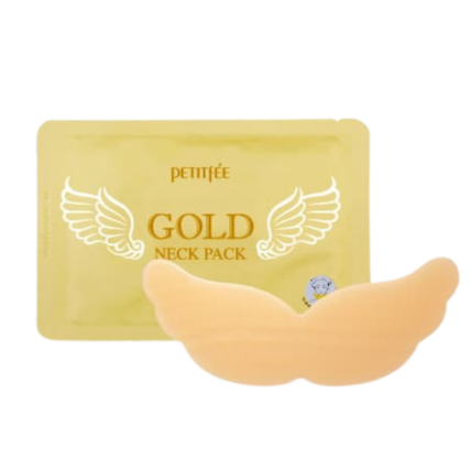 Petitfée Gold Neck Pack - Nyakmaszk arannyal - 1 db